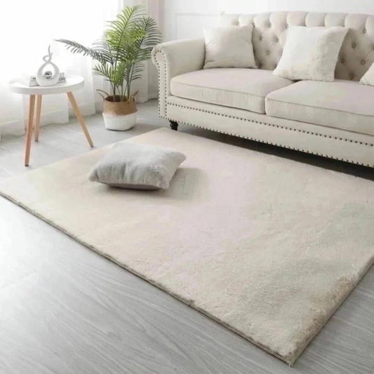 120x170 cm synthetic rug, plain color